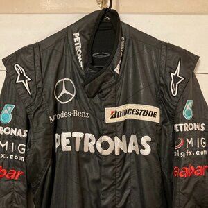 Alpinestars AMG Mercedes Formula One racing Team Pit Crew Suit Overalls RARE